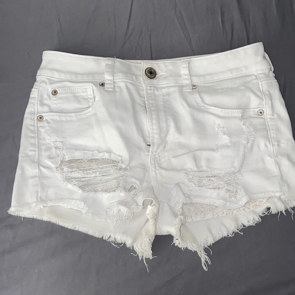 American Eagle White Shorts